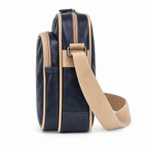 Bolso Skechers PVC Azul/Beis 71203.49 | Estilo Retro y Funcionalidad