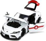 Auto Robotech - 2020 Toyota Supra con Rick Hunter | Escala 1:24 | JADA Toys JT-33685