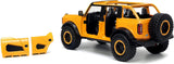 Auto Ford Bronco 2021 Amarillo Metálico W-RACK Escala 1:24 Jada Toys JT-34025