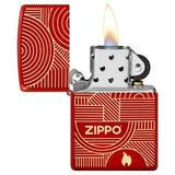 ENCENDEDOR ZIPPO ABSTRACT LINES 48705