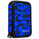 Estuche Escolar Quechua Q-5203 Azul con Ligas Internas