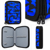 Estuche Escolar Quechua Q-5203 Azul con Ligas Internas