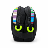 Estuche Quechua Negro con Diseño Multicolor Q-1305A