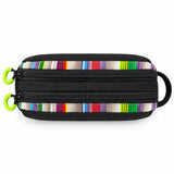 Estuche Quechua Negro con Diseño Multicolor Q-1305A