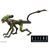 "Figura Burster Alien acompañada de su empaque y detalles adicionales del videojuego."