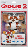“Daffy Mogwai en blister original de NECA con diseño retro Gremlins.”