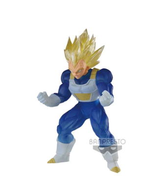 “Figura Super Saiyan Vegeta Clearise con efecto translúcido de Banpresto.”