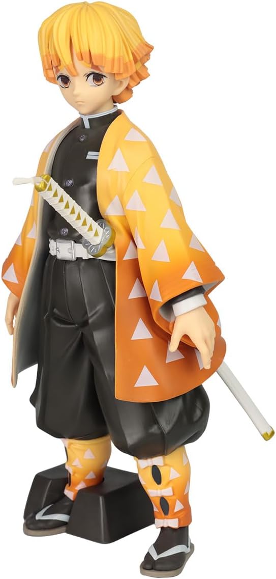 Figura Grandista de Zenitsu Agatsuma con su icónico kimono amarillo