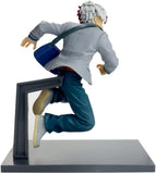 “Figura de Shoto Todoroki corriendo en uniforme escolar – vista trasera.”