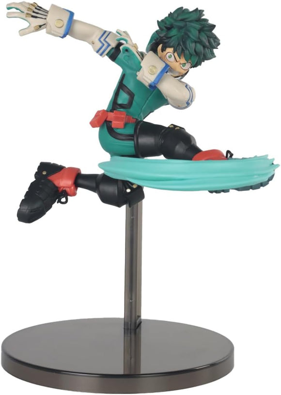 Figura montada en base con soporte transparente y efecto especial