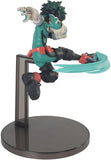 Figura montada en base con soporte transparente y efecto especial