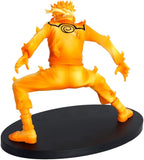 “Vista posterior de la figura Naruto Vibration Stars con acabado brillante.”
