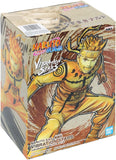 “Figura Vibration Stars Naruto Modo Kurama con su caja oficial Bandai.”