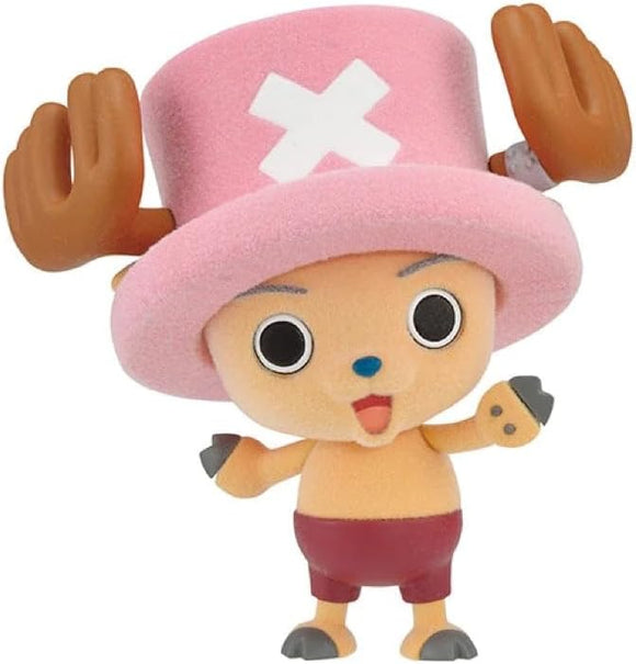 Figura Fluffy Puffy de Chopper de frente con textura aterciopelada.