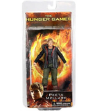 "Figura de acción Peeta Mellark de 18 cm en su empaque original de NECA."