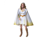 “Figura articulada de Starlight de The Boys con traje blanco y capa NECA.”