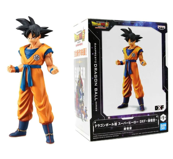 Figura Goku Super Hero Dragon Ball Z | Bandai Original 17 cm – Adhek Perú