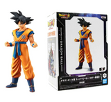 “Goku con base de soporte lista para exhibición.”