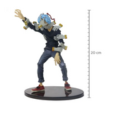 “Figura My Hero Academia de Shigaraki en base de exhibición.”

