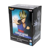 “Figura Gohan Super Saiyajin Blood of Saiyans XIII Bandai en caja oficial.”