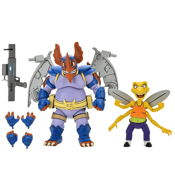 Figura Tortuga Ninja Wingnut y Screwloose NECA | Edición de Coleccionista NC-54198