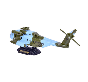 HELICOPTERO CH-53 SUPER STALLION 53 celeste/verde 1:72 MOTORMAX MM-76359