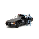 [PRE-VENTA] Auto 1:24 HWR 86 FORD TAURUS POLICE W/ROBOCOP   Jada toys  JT-33743 [PRECIO NORMAL S/.239]
