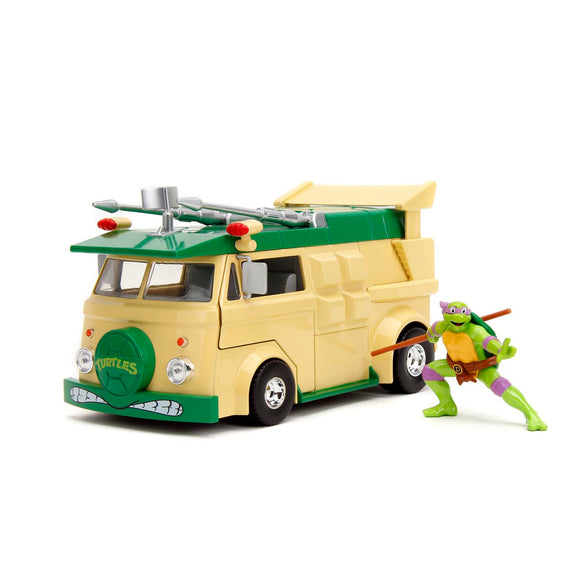 [PRE-VENTA]  Auto Wagon Con Donatello TMNT  1:24 Jada Toys JT-34529  [PRECIO NORMAL S/.219]