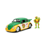 [PRE-VENTA] Auto 1:24 TMNT 59 VW DRAG BEETLE W/MICHELANGELO   Jada toys  JT-33741 [PRECIO NORMAL S/.239]