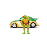 [PRE-VENTA] Auto 1:24 TMNT 59 VW DRAG BEETLE W/MICHELANGELO   Jada toys  JT-33741 [PRECIO NORMAL S/.239]