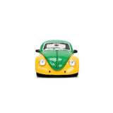 [PRE-VENTA] Auto 1:24 TMNT 59 VW DRAG BEETLE W/MICHELANGELO   Jada toys  JT-33741 [PRECIO NORMAL S/.239]