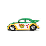 [PRE-VENTA] Auto 1:24 TMNT 59 VW DRAG BEETLE W/MICHELANGELO   Jada toys  JT-33741 [PRECIO NORMAL S/.239]