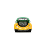 [PRE-VENTA] Auto 1:24 TMNT 59 VW DRAG BEETLE W/MICHELANGELO   Jada toys  JT-33741 [PRECIO NORMAL S/.239]