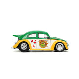 [PRE-VENTA] Auto 1:24 TMNT 59 VW DRAG BEETLE W/MICHELANGELO   Jada toys  JT-33741 [PRECIO NORMAL S/.239]