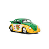 [PRE-VENTA] Auto 1:24 TMNT 59 VW DRAG BEETLE W/MICHELANGELO   Jada toys  JT-33741 [PRECIO NORMAL S/.239]