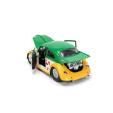 [PRE-VENTA] Auto 1:24 TMNT 59 VW DRAG BEETLE W/MICHELANGELO   Jada toys  JT-33741 [PRECIO NORMAL S/.239]