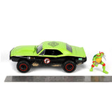 [PRE-VENTA] Auto 1:24 TMNT 67 CAMARO W/RAPHAEL   Jada toys  JT-33386 [PRECIO NORMAL S/.239]