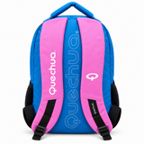 Mochila Quechua Turquesa con Rosado QC-14210 para Laptop y Tablet