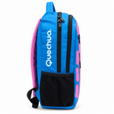 Mochila Quechua Turquesa con Rosado QC-14210 para Laptop y Tablet