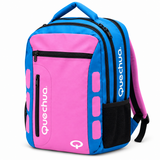 Mochila Quechua Turquesa con Rosado QC-14210 para Laptop y Tablet