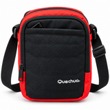 Bolso Quechua Rojo con Negro Q-5205B Compacto y Funcional