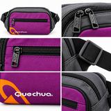 Canguro Quechua Rojo con Lila QC-14103 de 4 Compartimentos