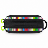 Estuche Quechua Negro con Diseño Multicolor Q-1305A