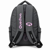 Mochila Quechua QC-14207 Verde o Fucsia con Compartimiento para Laptop y Tablet