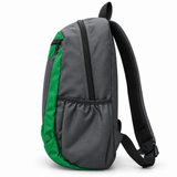Mochila Quechua QC-14212 Guinda/Verde con Bolsillos Laterales y Divisiones Internas
