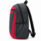 Mochila Quechua QC-14212 Guinda/Verde con Bolsillos Laterales y Divisiones Internas
