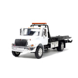 [PRE-VENTA]  Auto International  Flatbed Tow Truck  Glossy White 1:24 Jada Toys JT-34040  [PRECIO NORMAL S/.289]
