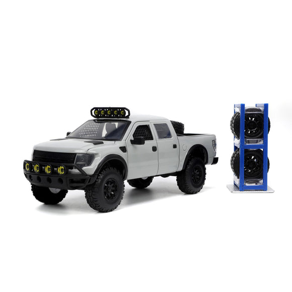 [PRE-VENTA] Auto 1:24 11 FORD RAPTOR W/RACK   Jada toys  JT-33031 [PRECIO NORMAL S/.229]
