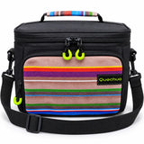 Lonchera Térmica Quechua Q-1303 Negra con Tirante Ajustable y Asa de Mano
