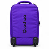 Maleta Quechua Q-1001 Morada con Ruedas y Asa de Mano